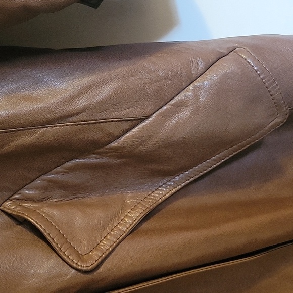 LINDA DRESNER Pelle Leather Ladies Coat - Picture 6 of 12